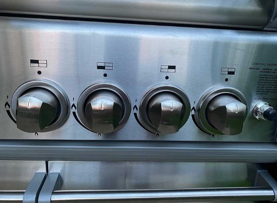 Gratar pe gaz cu 4 arzatoare infrarosu, incastrabil, gratare din fonta, Crossray by Heatstrip TCS4EU30