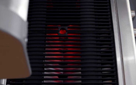 Gratar pe gaz cu 4 arzatoare infrarosu, incastrabil, gratare din fonta, Crossray by Heatstrip TCS4EU30