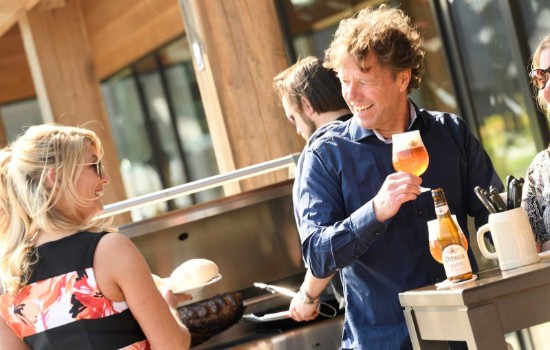 Gratar pe gaz cu 4 arzatoare infrarosu, incastrabil, gratare din fonta, Crossray by Heatstrip TCS4EU30