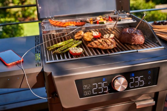 Gratar electric Char-Broil Evolve, display, grile din fonta, TRU-Infrared 140993