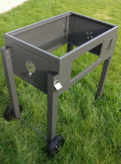 Gratar pe carbuni Activa Angular XXL 11250C, gratare din fonta 71 x 46 cm