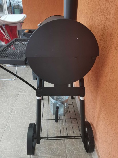 Gratar pe carbuni cu afumatoare American BBQ Washington Activa 11240