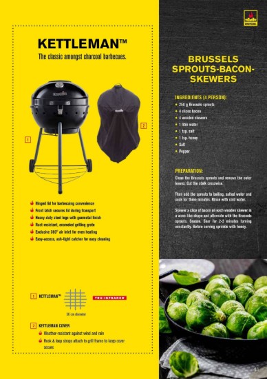 Gratar pe carbuni Char-Broil Kettleman 140756
