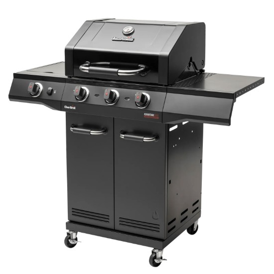 Gratar pe gaz Char-Broil Advantage Core B3 cu 3 arzatoare si arzator lateral, grile din fonta, TRU-Infrared 140970