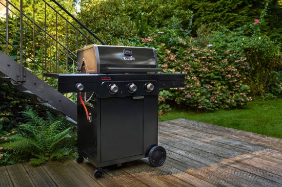 Gratar pe gaz Char-Broil Essential 3 G cu 3 arzatoare, grile din fonta, TRU-Infrared 140234