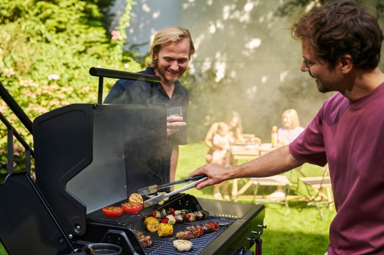 Gratar pe gaz Char-Broil Essential 3 G cu 3 arzatoare, grile din fonta, TRU-Infrared 140234