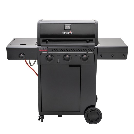 Gratar pe gaz Char-Broil Essential 3 G cu 3 arzatoare, grile din fonta, TRU-Infrared 140234