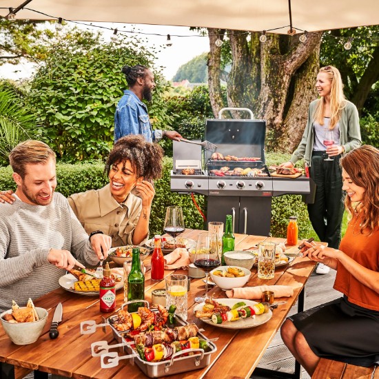 Gratar pe gaz Char-Broil Performance Power Edition 3, grile din fonta, sear burner, TRU-Infrared 140988