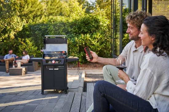 Gratar pe gaz Char-Broil Evolve, display, grile din fonta, TRU-Infrared 140991