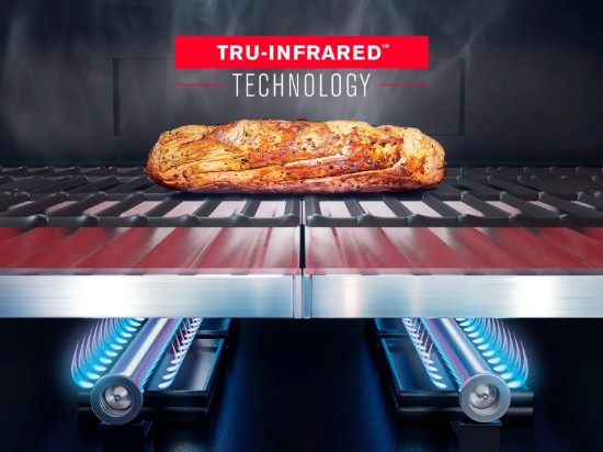 Gratar pe gaz Char-Broil Evolve, display, grile din fonta, TRU-Infrared 140991