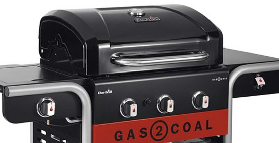 Gratar pe gaz si carbuni hibrid Char-Broil Gas2Coal 2.0 330 cu 3 arzatoare 140925
