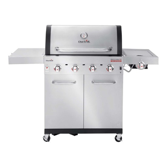 Gratar pe gaz din inox Char-Broil Professional Pro S 4, grile din fonta, sear burner, TRU-Infrared 140921