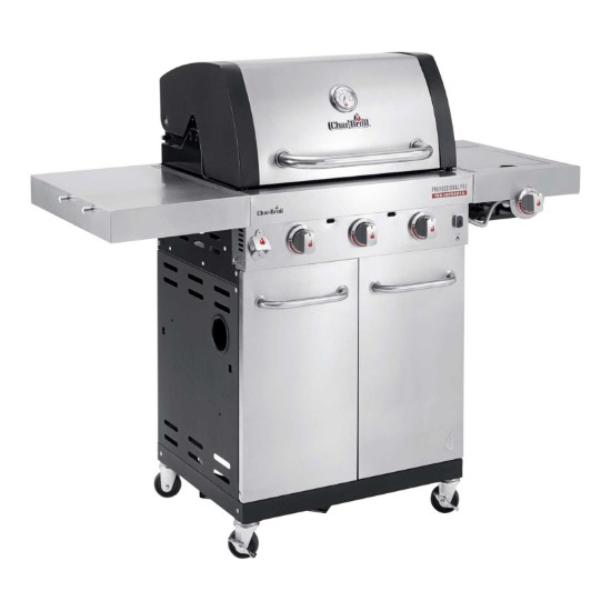 Gratar pe gaz din inox Char-Broil Professional Pro S 3, grile din fonta, sear burner, TRU-Infrared 140920
