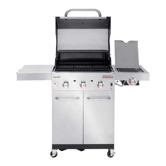 Gratar pe gaz din inox Char-Broil Professional Pro S 3, grile din fonta, sear burner, TRU-Infrared 140920
