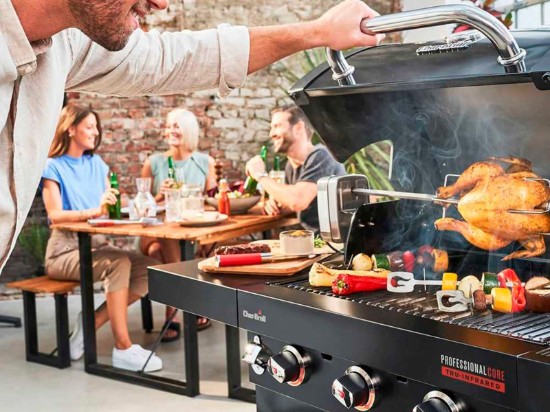 Gratar pe gaz Char-Broil Professional Core B 3, grile din fonta, TRU-Infrared 140915