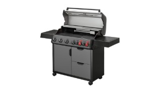 Gratar pe gaz, 6 arzatoare inox, arzator infrarosu, grile fonta, Enders Hyde 6 SIKR Turbo II 804433