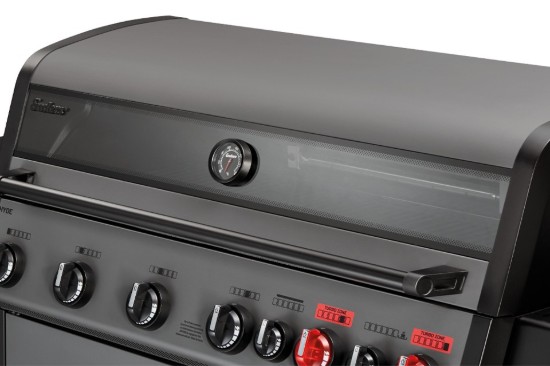 Gratar pe gaz, 6 arzatoare inox, arzator infrarosu, grile fonta, Enders Hyde 6 SIKR Turbo II 804433