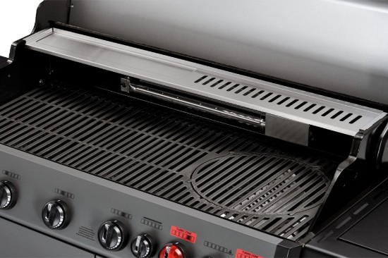 Gratar pe gaz, 6 arzatoare inox, arzator infrarosu, grile fonta, Enders Hyde 6 SIKR Turbo II 804433