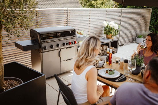 Gratar pe gaz, 6 arzatoare inox, arzator infrarosu, grile fonta, Enders Hyde 6 SIKR Turbo II 804433