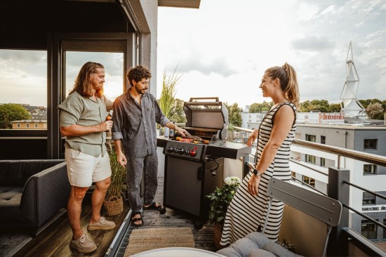 Gratar pe gaz, 3 arzatoare inox, arzator infrarosu, grile fonta, Enders Hyde 3 SIKR Turbo 804033