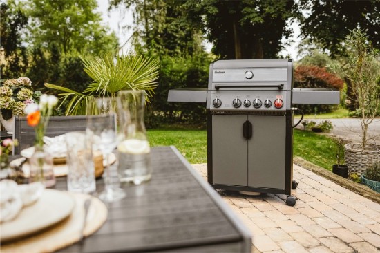 Gratar pe gaz, 4 arzatoare inox, arzator infrarosu, grile fonta, Enders Hyde 4 SIKR Turbo 804133
