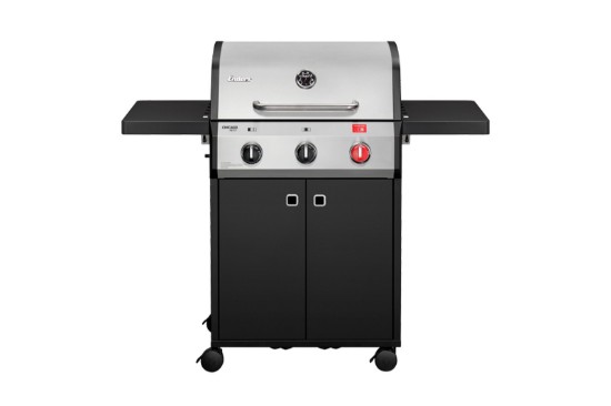 Gratar pe gaz, 3 arzatoare inox, arzator Turbo Zone, grile fonta, Enders Chicago Next 3 R Turbo 893433