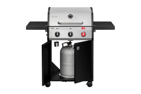 Gratar pe gaz, 3 arzatoare inox, arzator Turbo Zone, grile fonta, Enders Chicago Next 3 R Turbo 893433