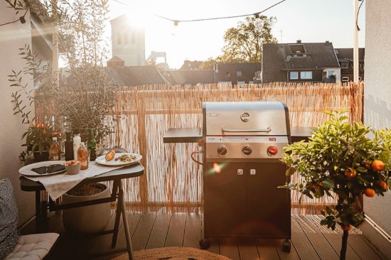 Gratar pe gaz, 3 arzatoare inox, arzator Turbo Zone, grile fonta, Enders Chicago Next 3 R Turbo 893433