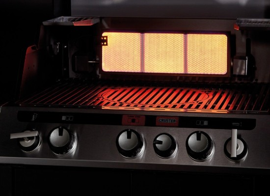 Bucatarie pe gaz, 3 arzatoare inox, arzator infrarosu ajustabil, grile fonta, Enders Uniq Pro 3 IK Kitchen Turbo 860833