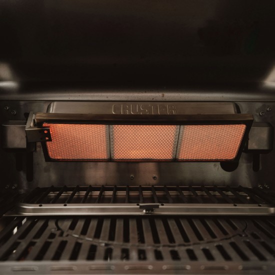 Bucatarie pe gaz, 3 arzatoare inox, arzator infrarosu ajustabil, grile fonta, Enders Uniq Pro 3 IK Kitchen Turbo 860833