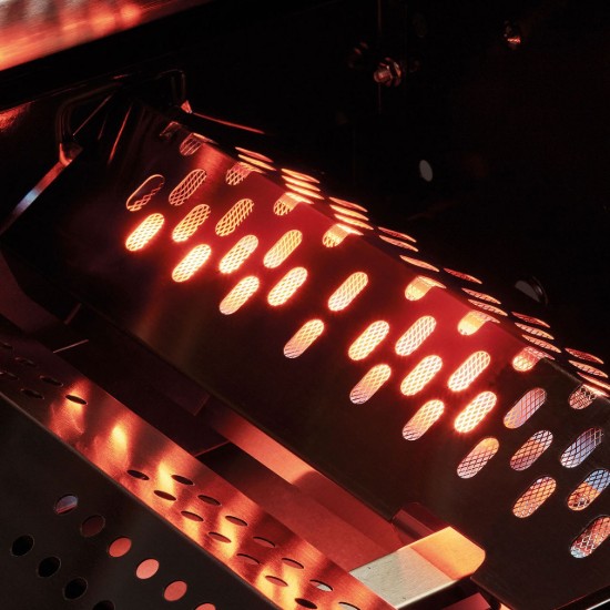 Bucatarie pe gaz, 3 arzatoare inox, arzator infrarosu ajustabil, grile fonta, Enders Uniq Pro 3 IK Kitchen Turbo 860833