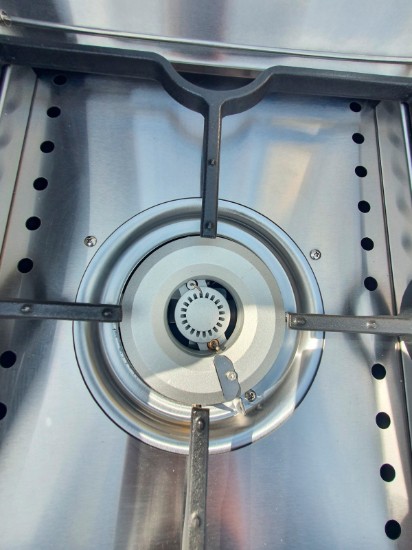 Bucatarie pe gaz, 3 arzatoare inox, arzator infrarosu ajustabil, grile fonta, Enders Uniq Pro 3 IK Kitchen Turbo 860833