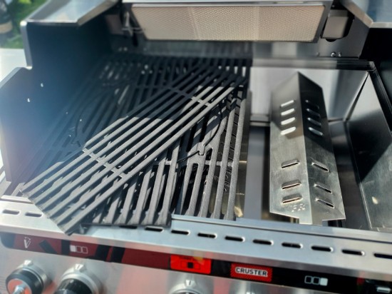 Bucatarie pe gaz, 3 arzatoare inox, arzator infrarosu ajustabil, grile fonta, Enders Uniq Pro 3 IK Kitchen Turbo 860833