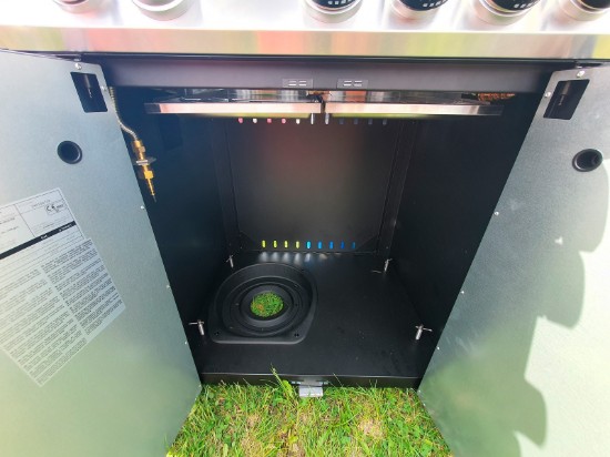 Bucatarie pe gaz, 3 arzatoare inox, arzator infrarosu ajustabil, grile fonta, Enders Uniq Pro 3 IK Kitchen Turbo 860833