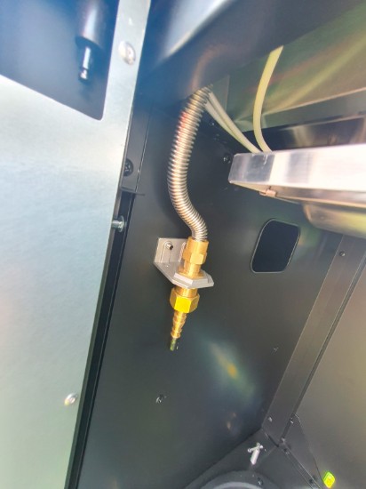 Bucatarie pe gaz, 3 arzatoare inox, arzator infrarosu ajustabil, grile fonta, Enders Uniq Pro 3 IK Kitchen Turbo 860833