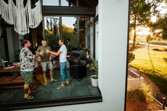 Gratar pe gaz, 3 arzatoare inox, arzator infrarosu, grile fonta, Enders Monroe Pro 3 SIK Turbo, 838133 grafit mat