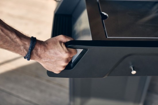 Gratar pe gaz, 4 arzatoare inox, arzator infrarosu, grile fonta, Enders Monroe Pro 4 SIK Turbo, 838533 grafit mat