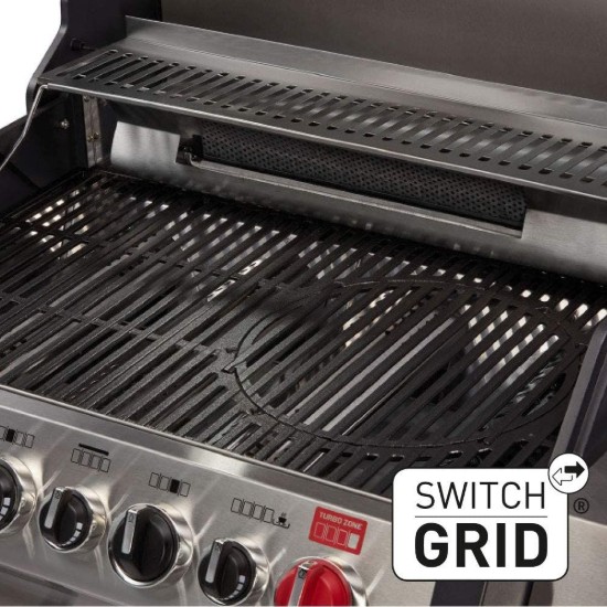 Gratar pe gaz, 3 arzatoare inox, arzator infrarosu, grile fonta, Enders Monroe Pro 3 SIK Turbo 837633