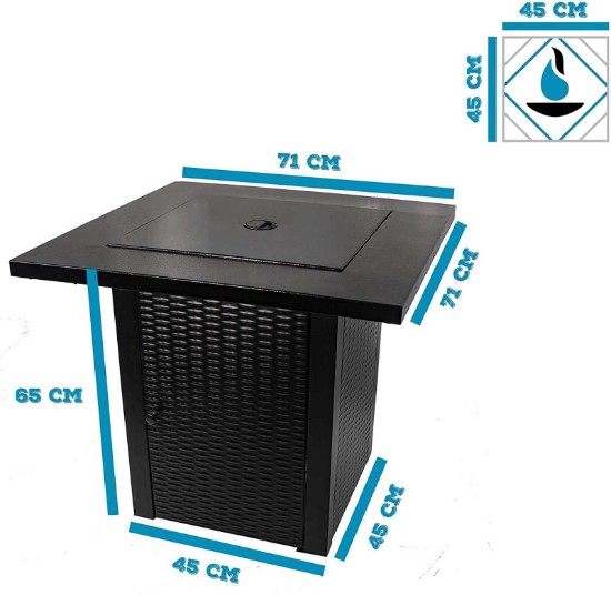 Semineu pe gaz 12,5 Kw Activa 14848