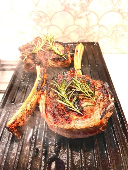 Plita din fonta cu 2 fete neteda si grill 43 x 21 cm Char-Broil 140008