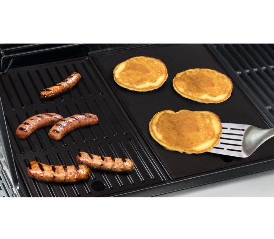 Plita din fonta cu 2 fete neteda si grill 43 x 21 cm Char-Broil 140008