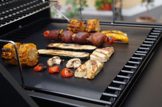 Set 4 buc protectie non-adeziva pentru gratar 50x40x0,3 cm Grillart GA-1010