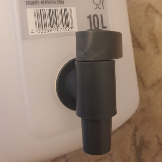 Bidon de apa tip canistra cu robinet de 10 litri Enders 7452