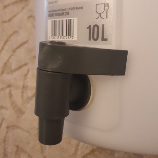 Bidon de apa tip canistra cu robinet de 10 litri Enders 7452