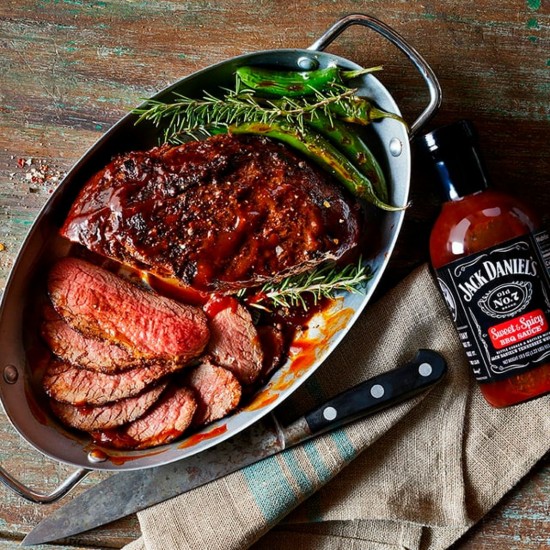 Sos Jack Daniels Sweet & Spicy BBQ Sauce 473 ml 553 g JD-2393