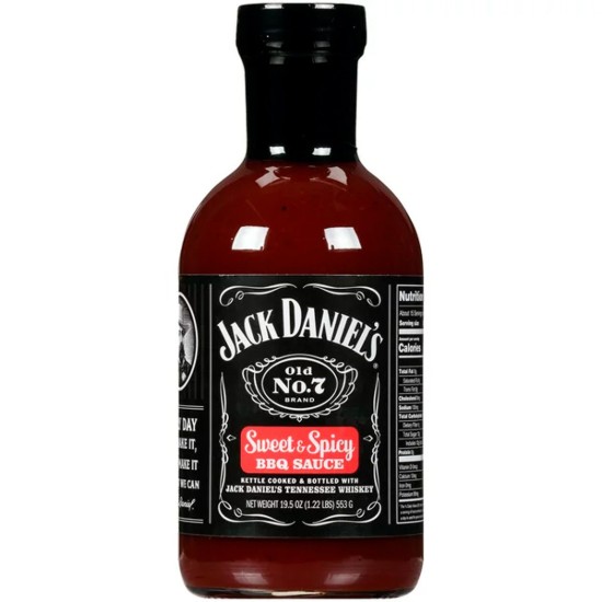 Sos Jack Daniels Sweet & Spicy BBQ Sauce 473 ml 553 g JD-2393