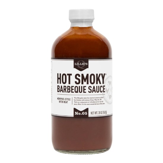 Sos Lillie's Q Hot Smoky Barbecue Sauce 470 ml LQ-5011