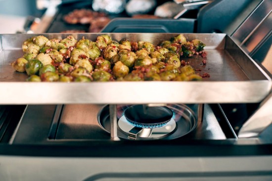 Tava din otel inoxidabil tip Plancha pentru arzator lateral gratar Monroe seria 3 sau 4 Enders 7712