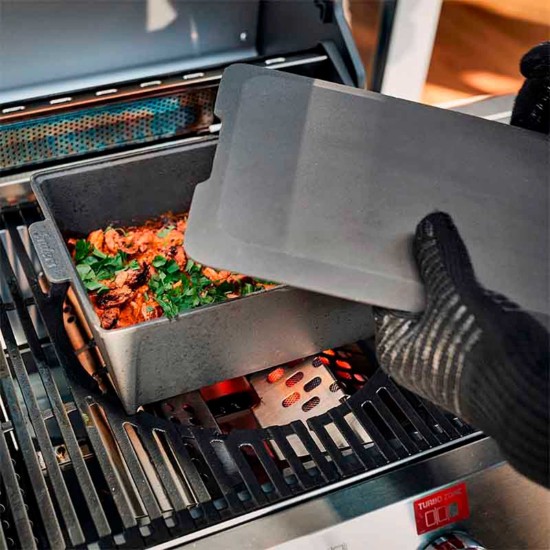 Tava din fonta cu capac - cuptor olandez pentru sistemul culinar modular Enders 7795