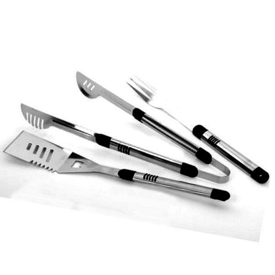 Set 3 ustensile din inox pentru gratar 47 cm Activa 15500